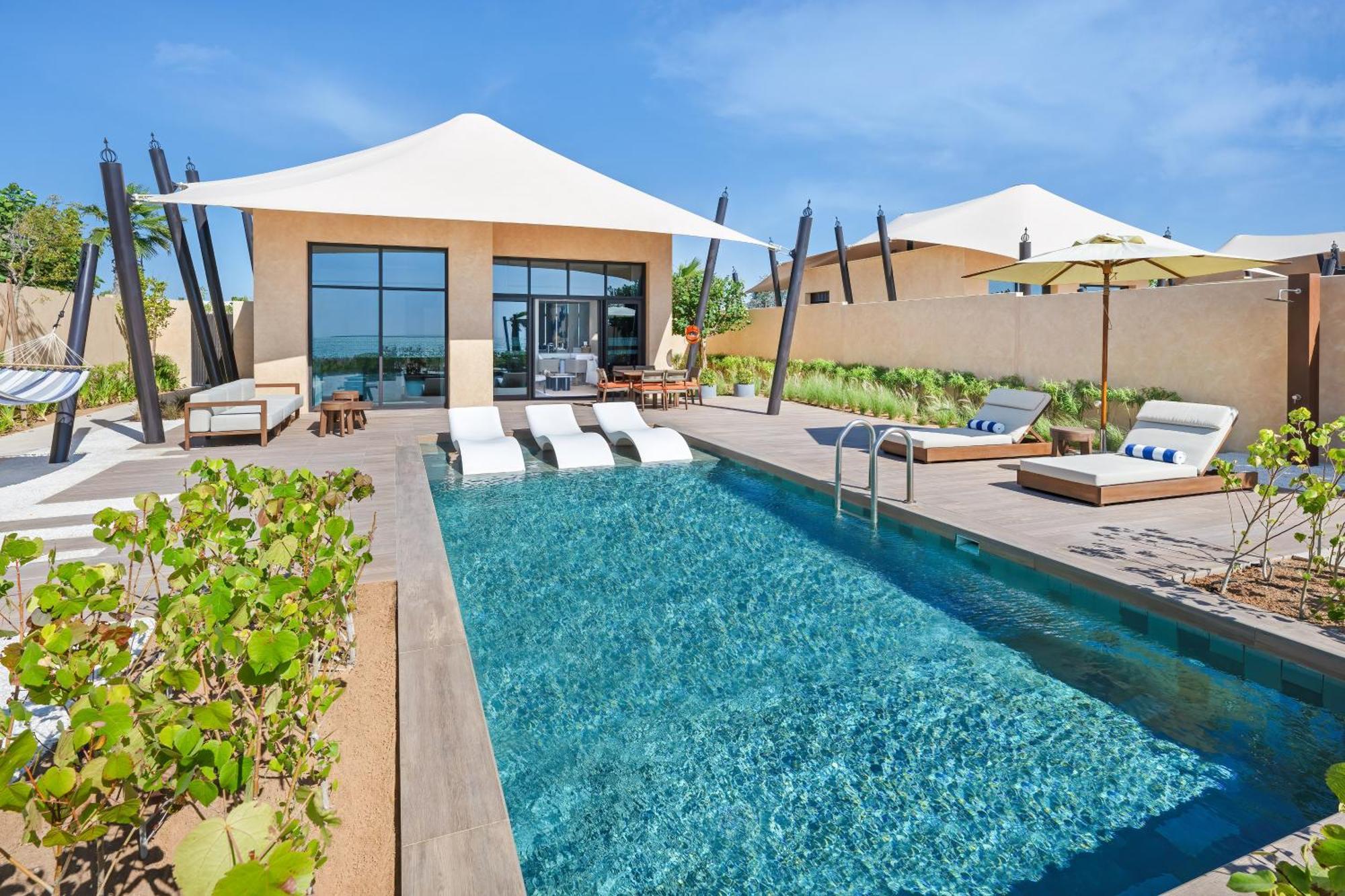 Bab Al Nojoum Hudayriyat Villas อาบูดาบี ภายนอก รูปภาพ