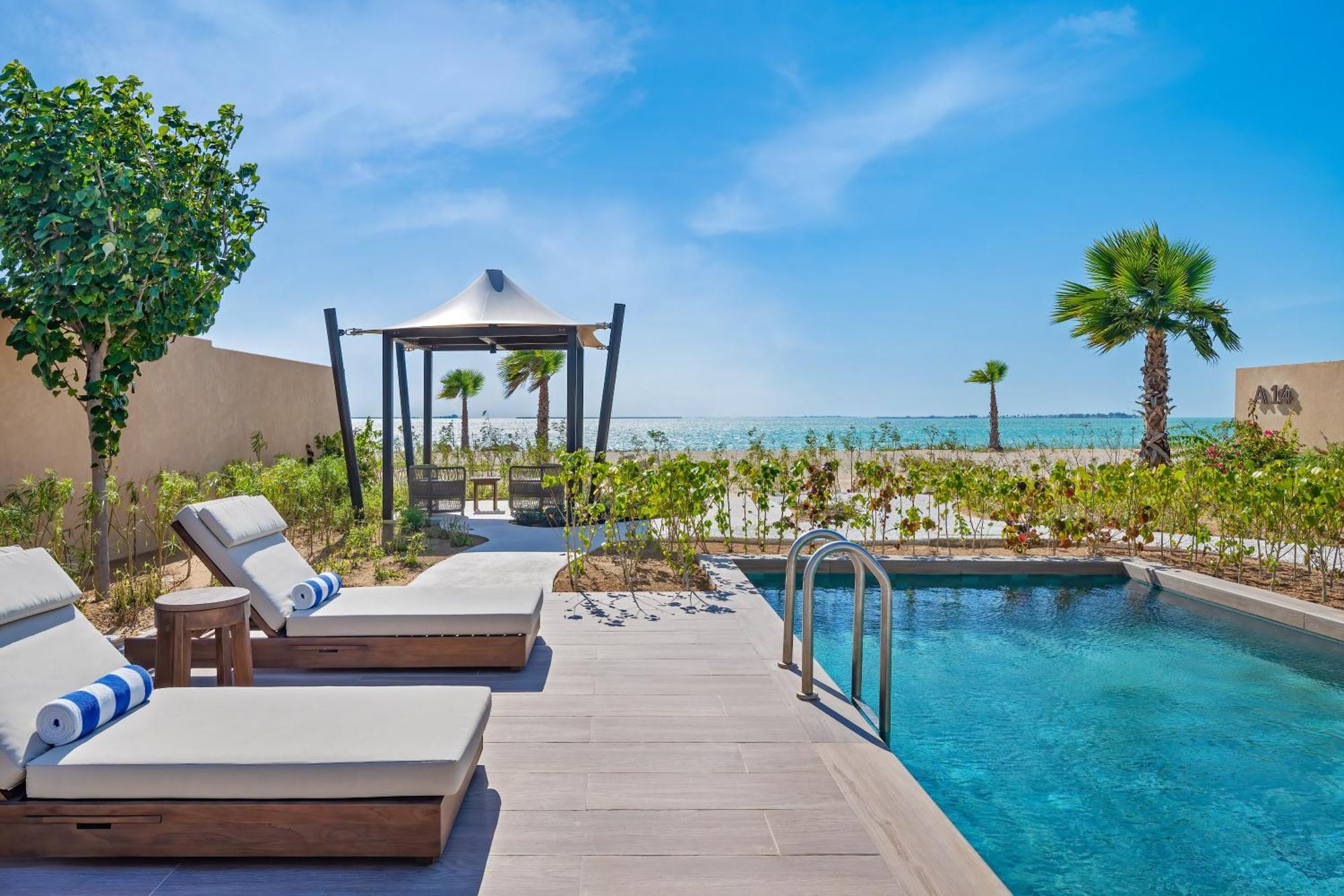 Bab Al Nojoum Hudayriyat Villas อาบูดาบี ภายนอก รูปภาพ