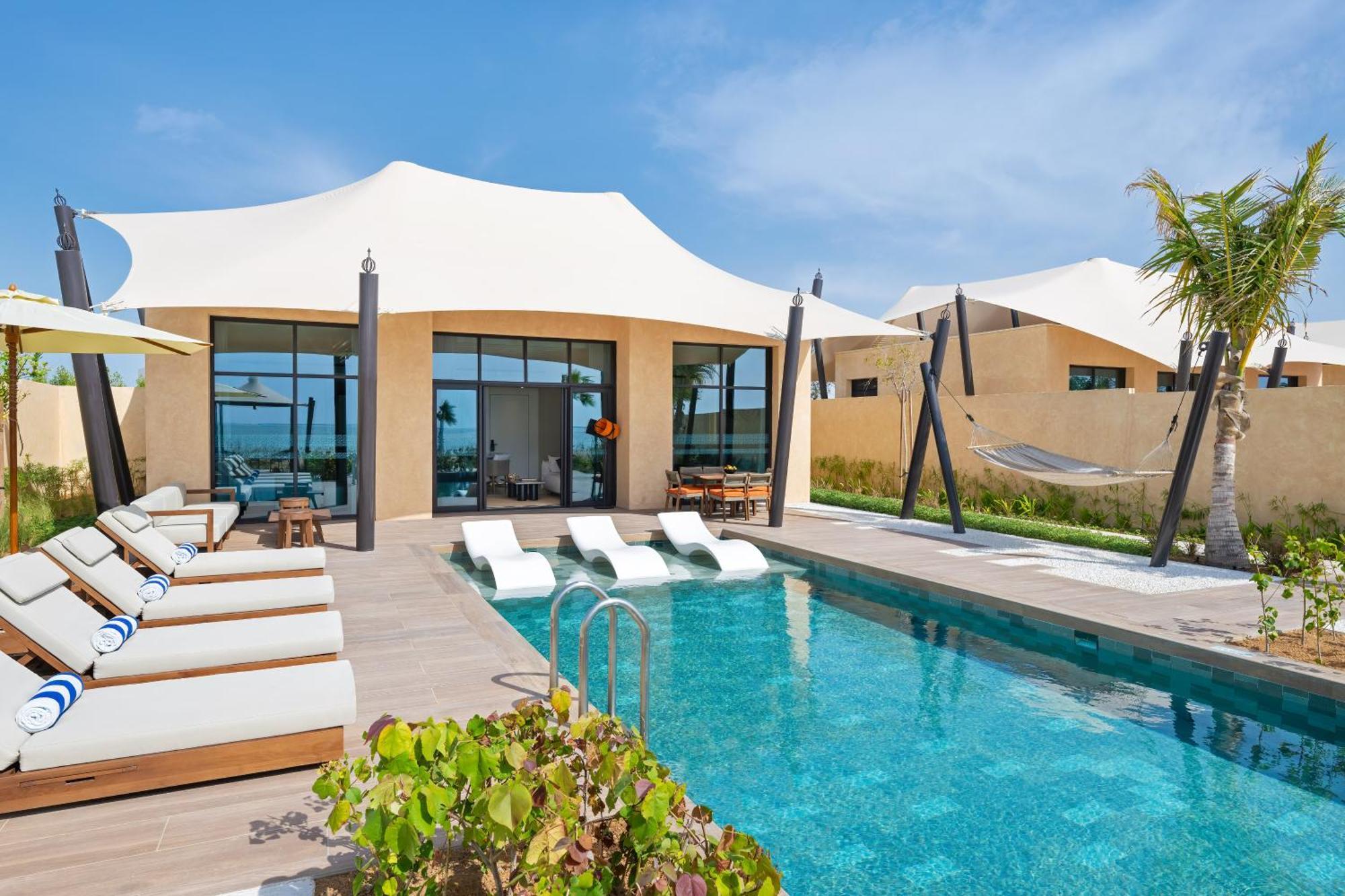 Bab Al Nojoum Hudayriyat Villas อาบูดาบี ภายนอก รูปภาพ