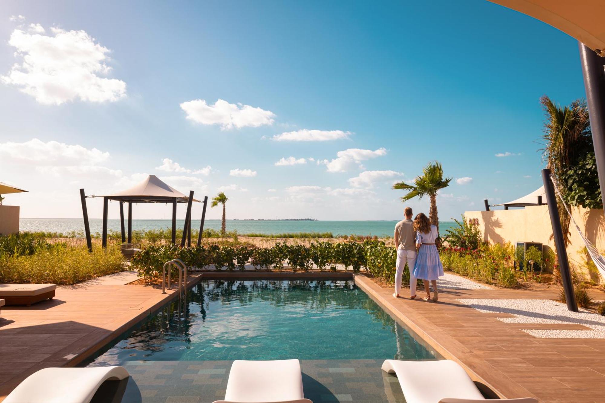 Bab Al Nojoum Hudayriyat Villas อาบูดาบี ห้อง รูปภาพ