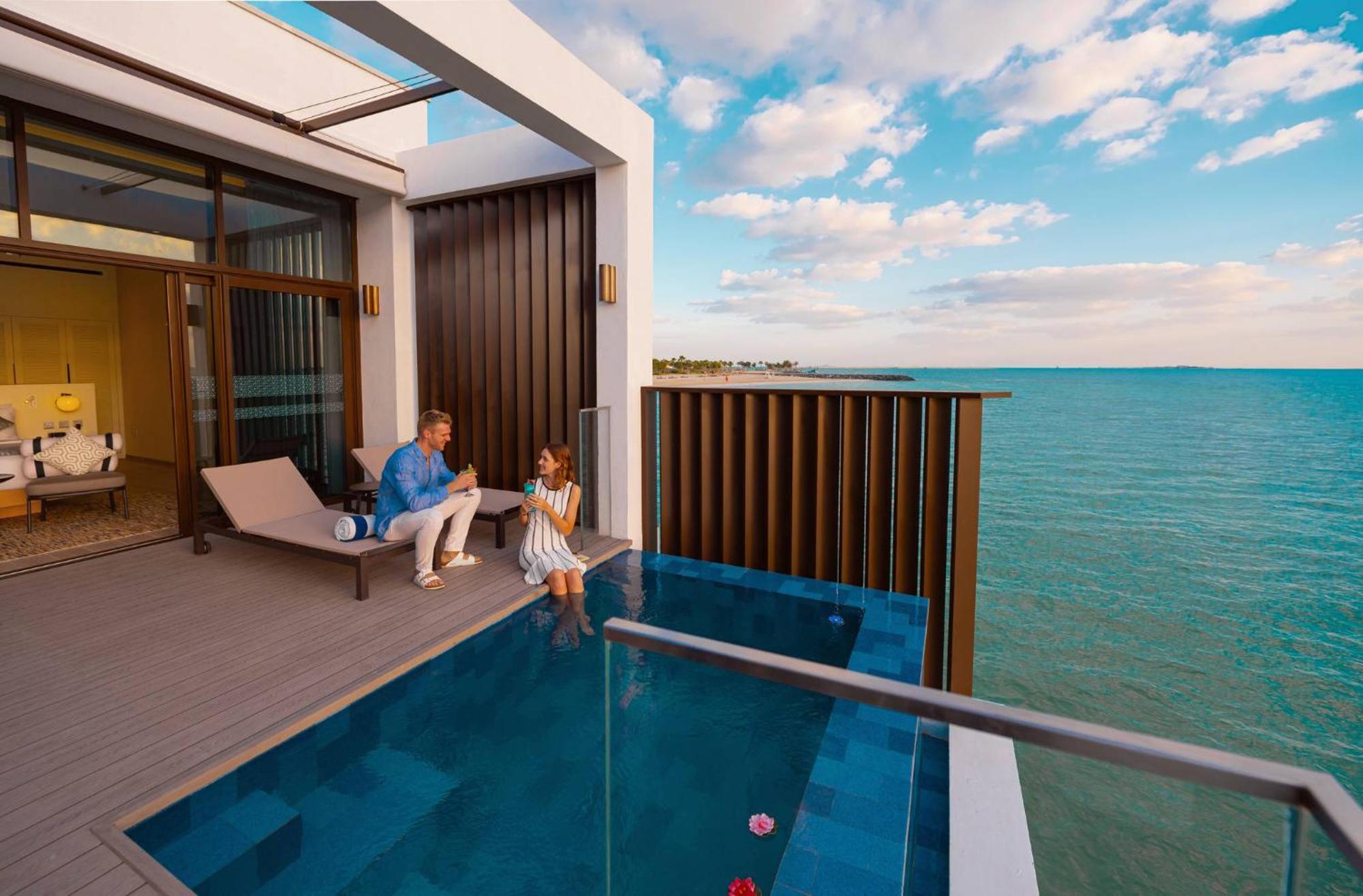 Bab Al Nojoum Hudayriyat Villas อาบูดาบี ภายนอก รูปภาพ
