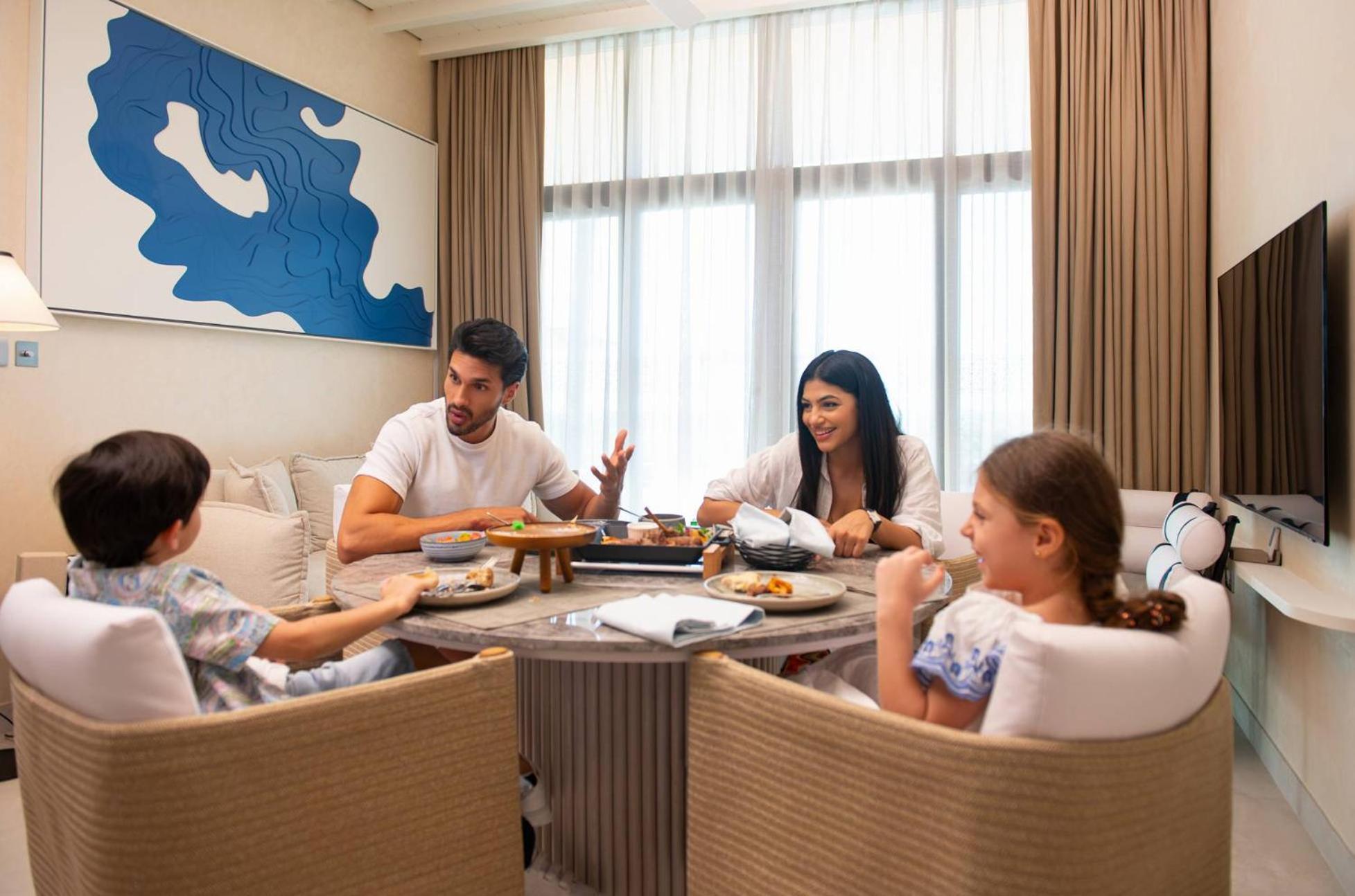 Bab Al Nojoum Hudayriyat Villas อาบูดาบี ภายนอก รูปภาพ