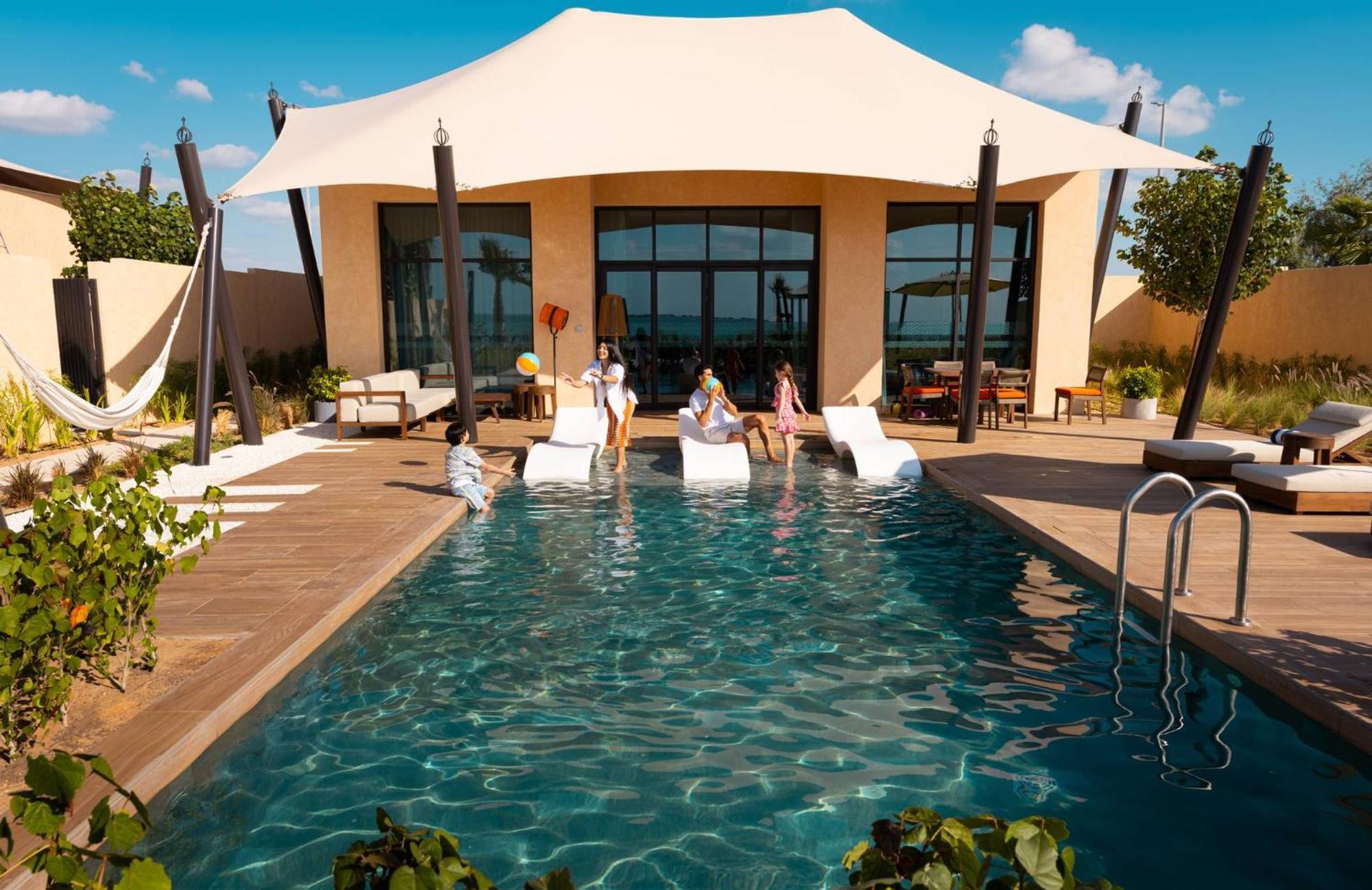 Bab Al Nojoum Hudayriyat Villas อาบูดาบี ภายนอก รูปภาพ